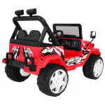 Elektrické autíčko Raptor Drifter 2 - nelakované - červené